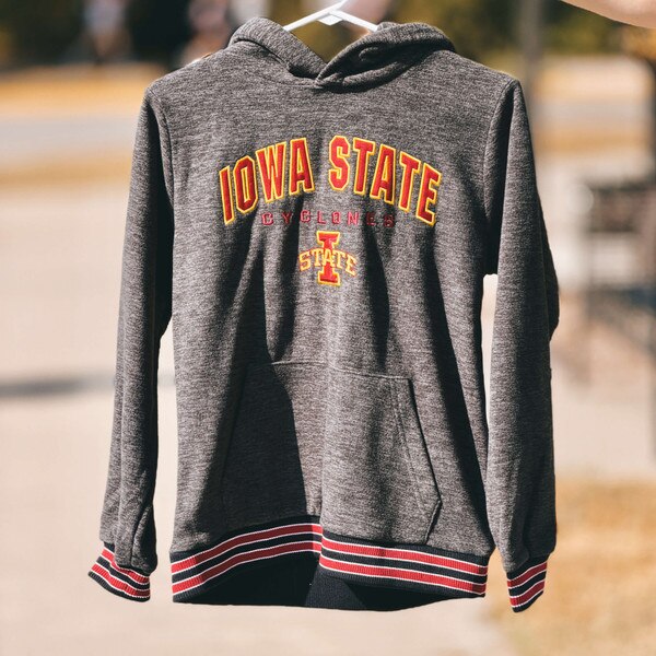 Colosseum Youth I-State Charcoal Hoodie